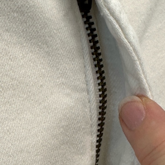 INC Denim High Rise Straight Leg Jeans - White - size 14W - Picture 7 of 12